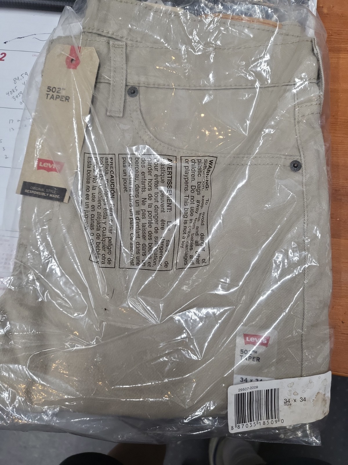 levis 502 taper stretch jeans