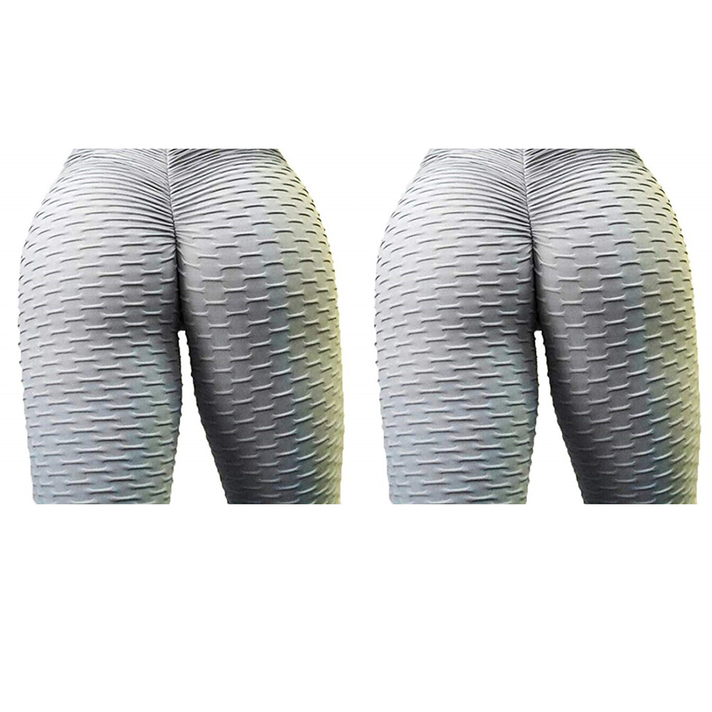 US Women Butt Lift Leggings Anti-Cellulite High Waist Push Up Yoga Pants TikTok