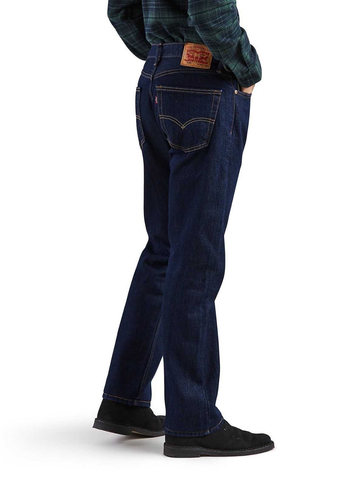 Men’s Levi’s 505 Regular Fit Jean 100% Cotton – All Sizes