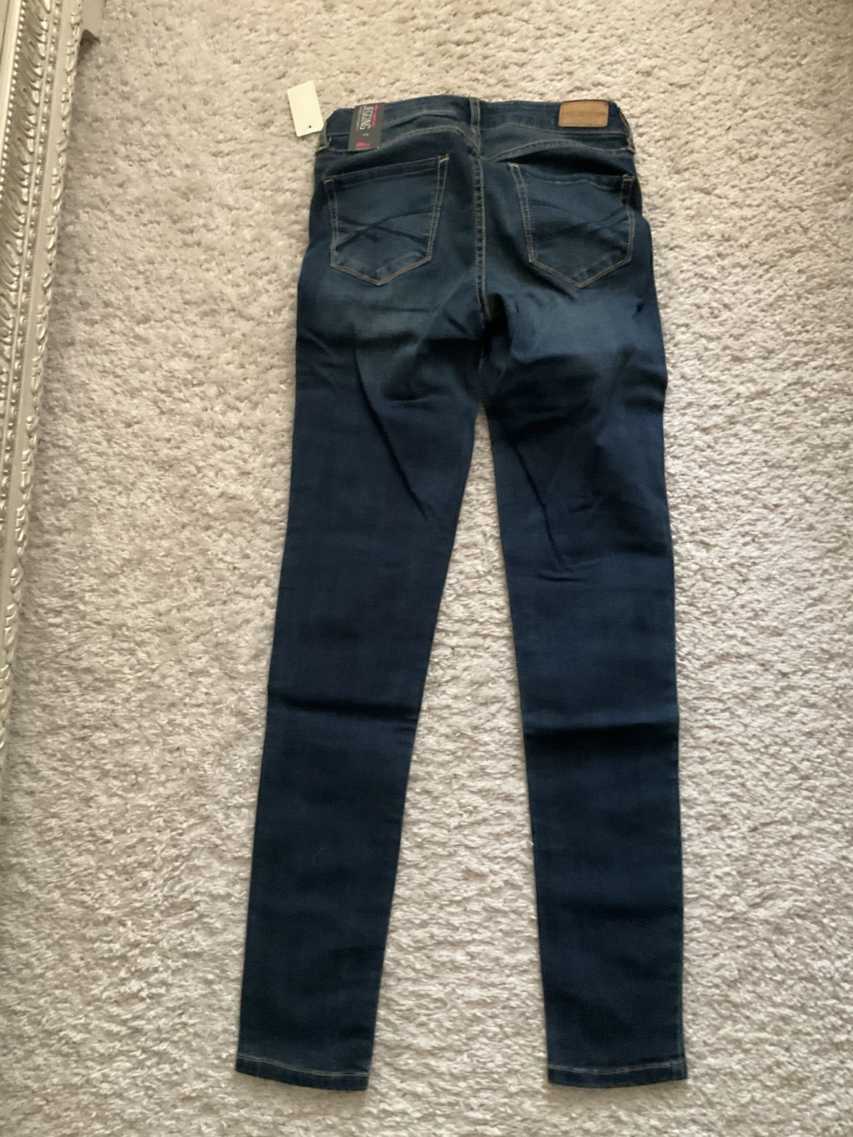 Aéropostale Women’s High Rise Skinny Jegging Jeans Dark Wash Blue Sz 00 Reg