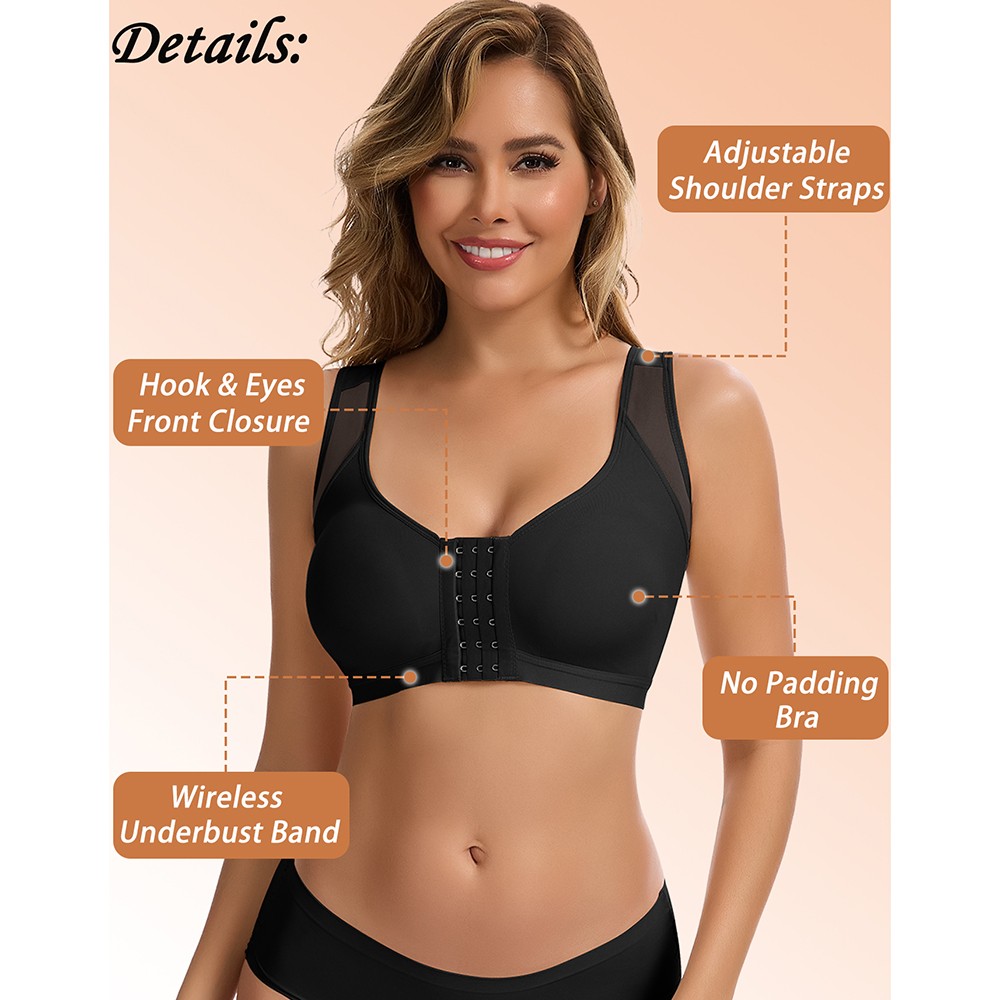 Anti-Sagging Shaper Bra Breast Lift Up Back Support Shapewear Post Surgery Bras