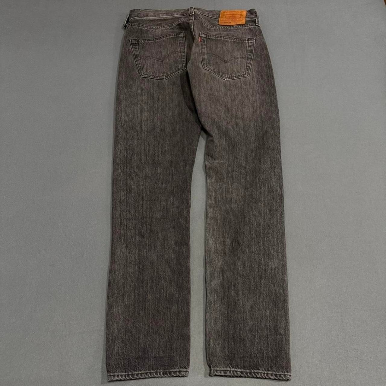 Levi’s 501 Black Wash Straight Leg Jeans Sz 29×32
