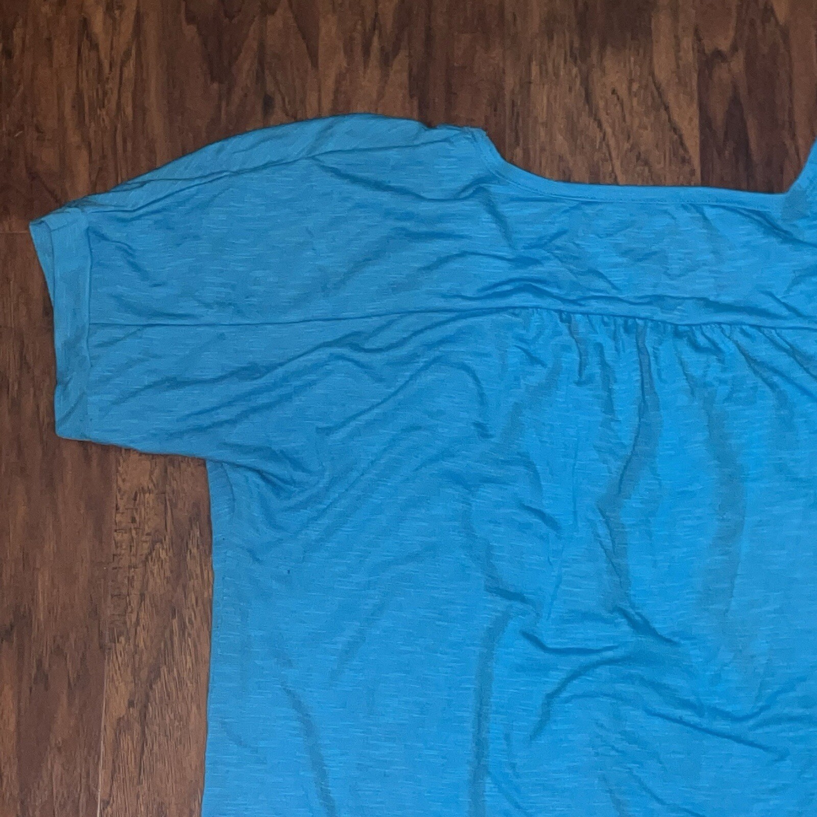 Lane Bryant Hotel Paris Luxe Abstract Top Rhinestone Sparkle Blue 14/16