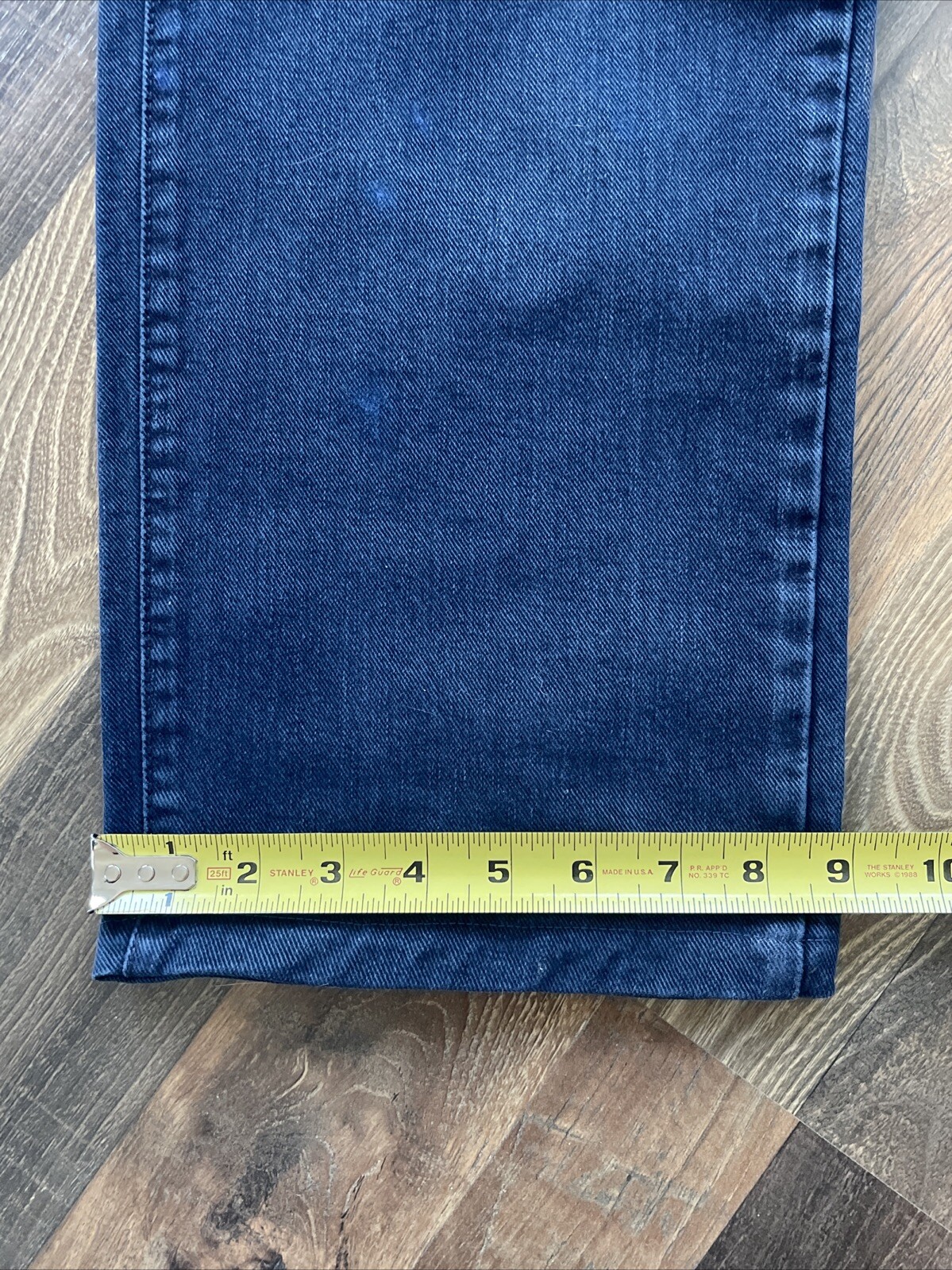 Cartier Jeans Division Men actual fit W32 L27.5 Blue Made in France *READ