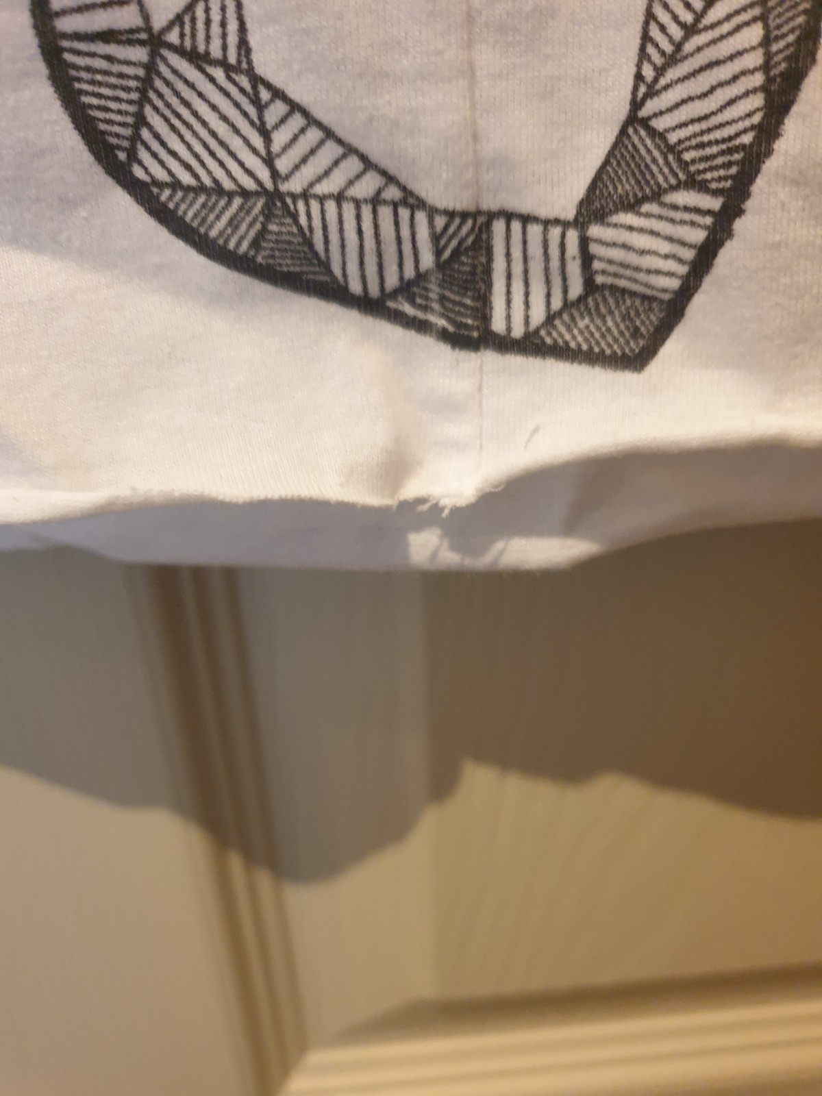 White LA Ink Womens T-Shirt, Kat Von D Shirt Sleeve, Size L. Read Description