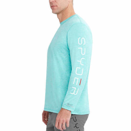 Spyder Men’s Rash Guard, Breathable Fabric, Quick Dry, 50+ UPF protection