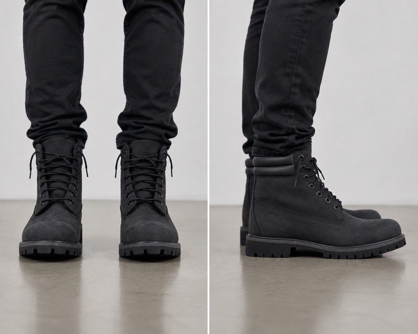 Timberland 6 Inch Premium Waterproof Boots Navy Nubuck Men 7.5