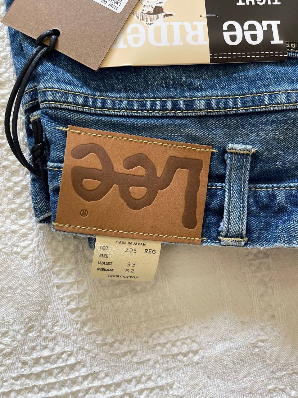 Lee 205 Tight Straight Jeans W33L32 Made in Japan