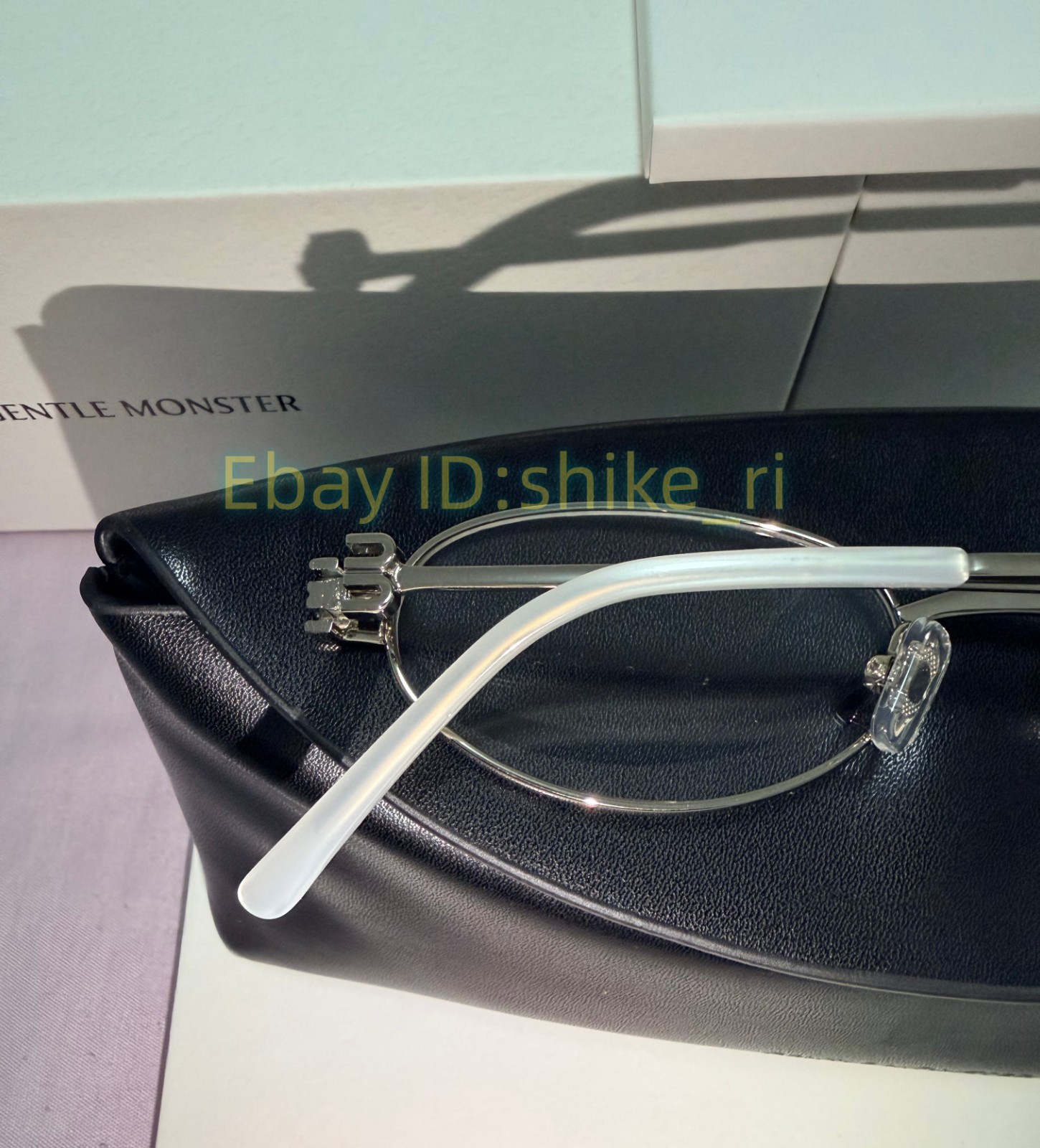 2026 GentleMonster Sunglasses Lolos 02 Silver Frame Clear Lenses