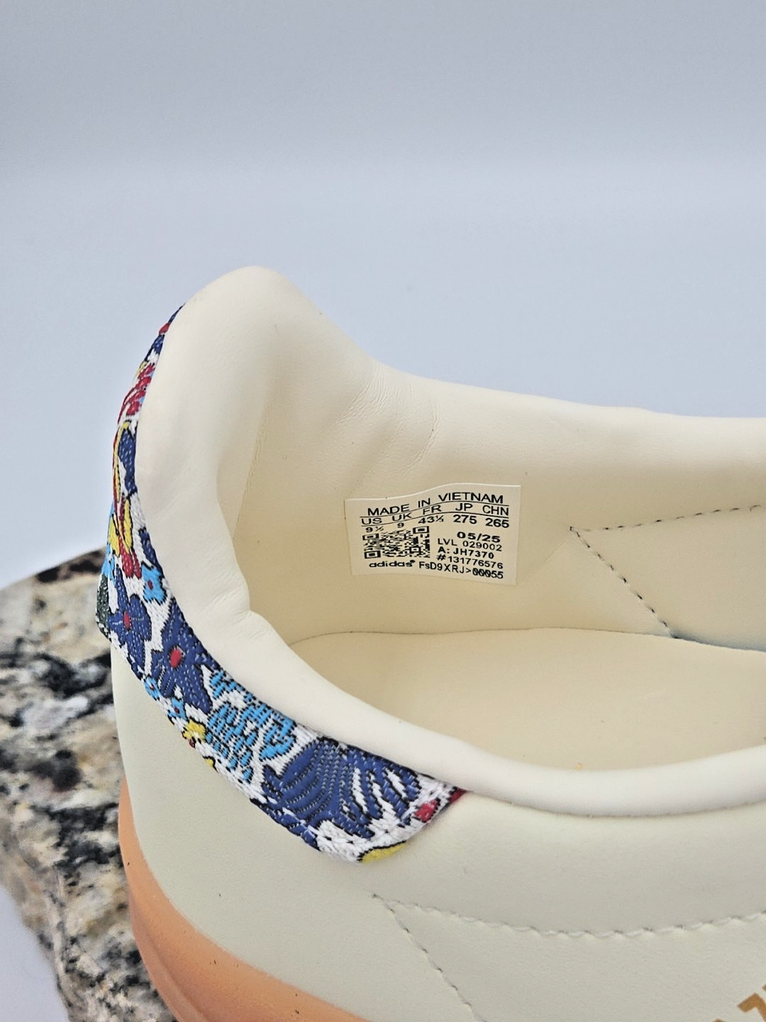 Adidas Gazelle Indoor Liberty London Floral Embroider Unisex Mens – 9.5 JH7370