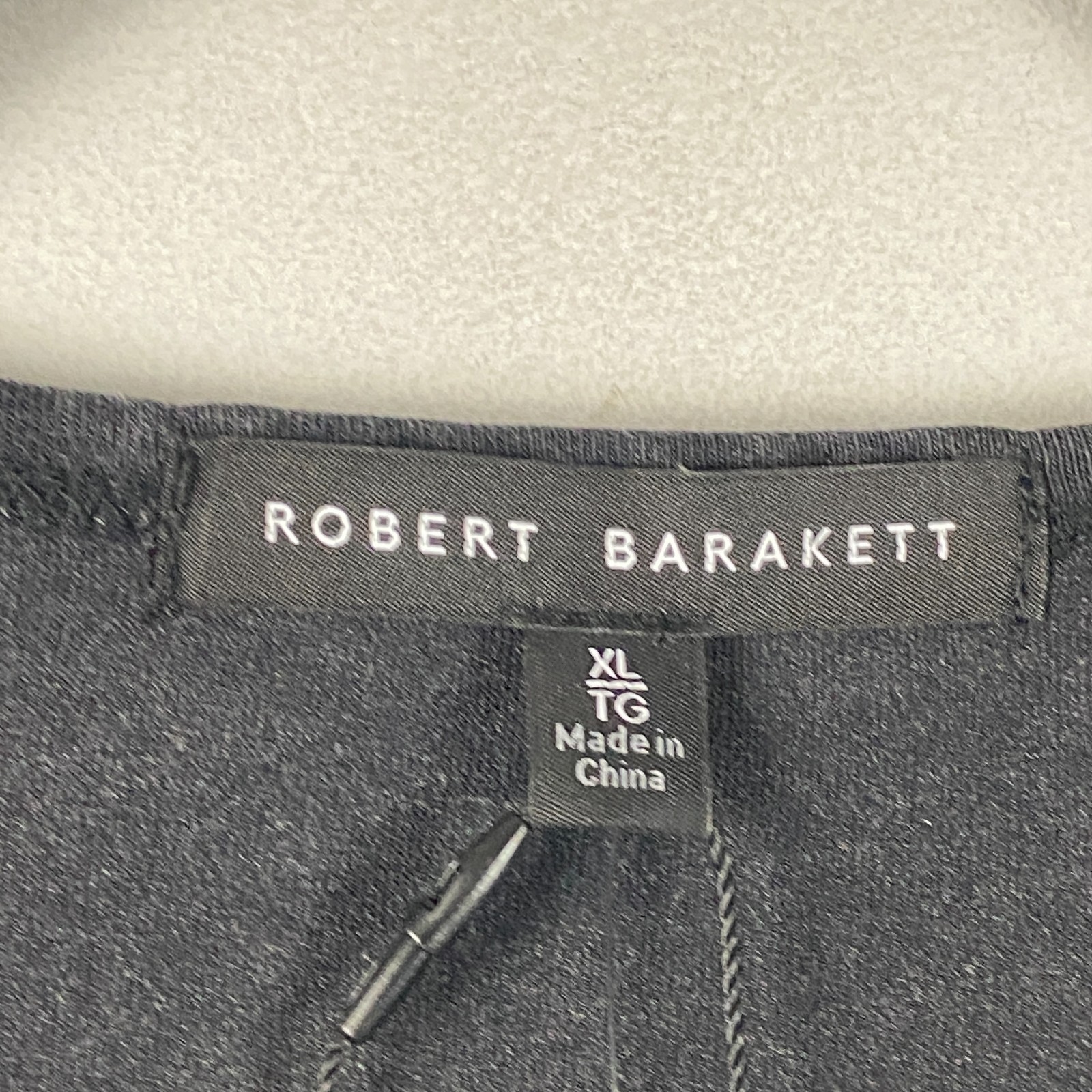 Robert Barakett Kentville Short Sleeve Crewneck T-Shirt Size XL Washed Black