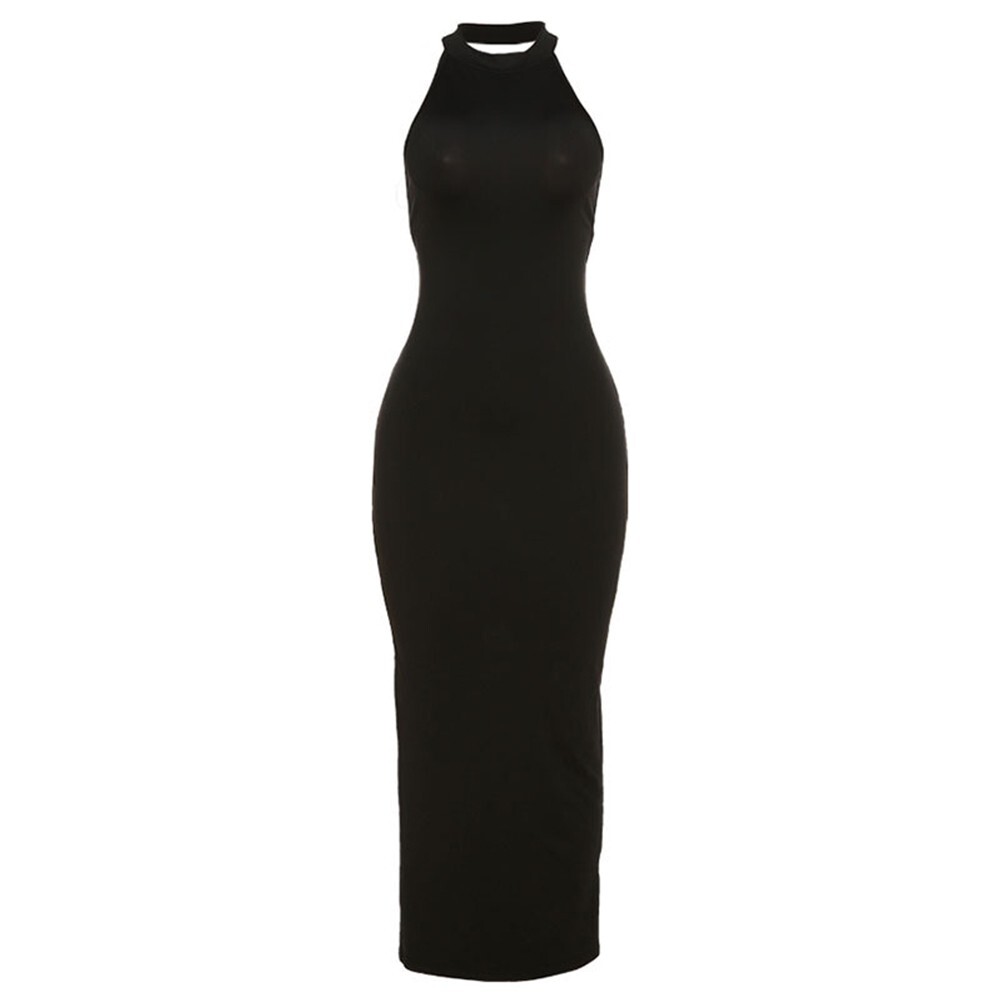 Sexy Womens Backless Party Bodycon Maxi Dress Evening Cocktail Elegant Ball Gown