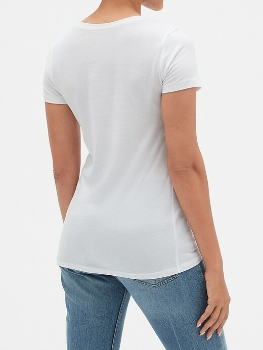 GAP Favorite Crewneck Tee T-Shirt WHITE, BLACK, BLUE, GRAY, CORAL NEW XS-XL