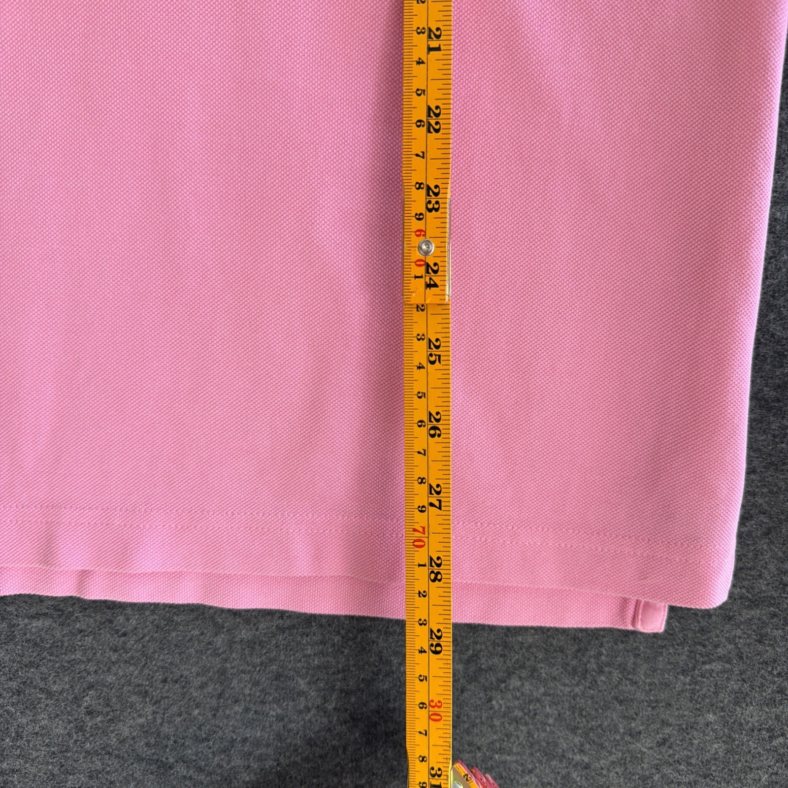 Psycho Bunny Men’s Pink Pima Cotton Polo Shirt Size 5 Medium Embroidered Logo