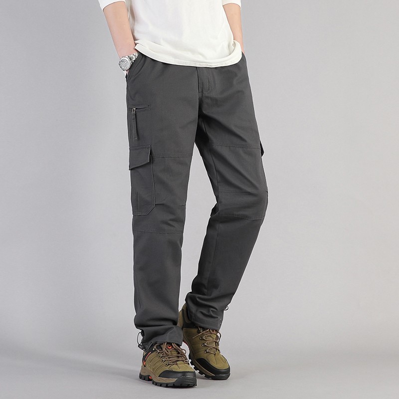 Cargopants Mens Tactical Cargo Casual Trousers Waterproof Hiking Outdoor Pants