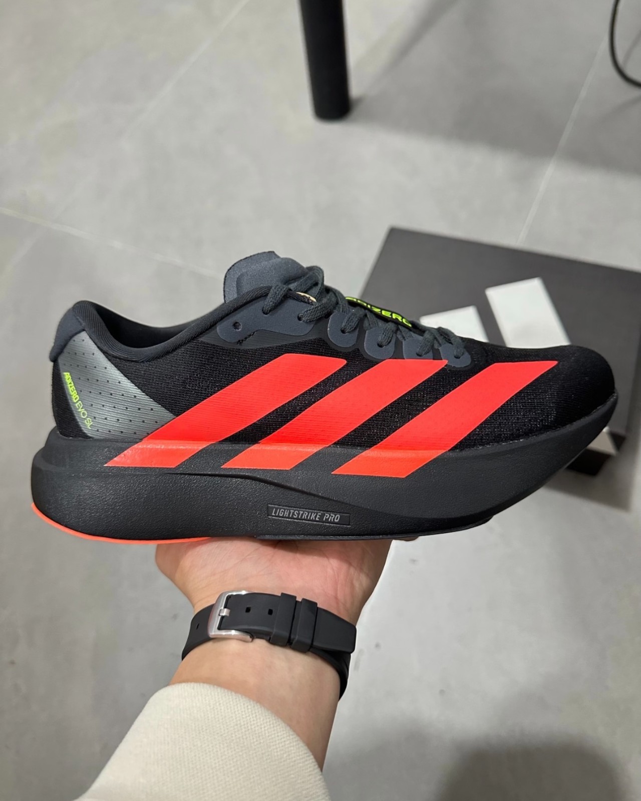adidas Adizero Evo SL Carbon Lucid Red – JR3414