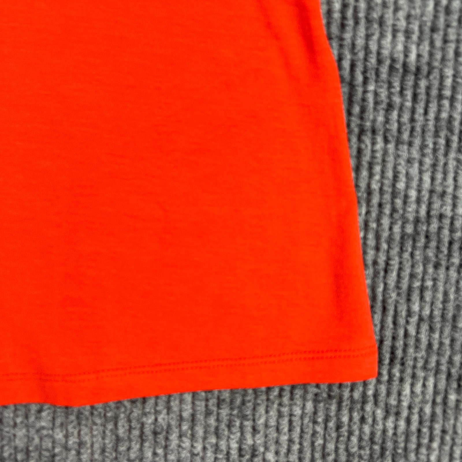 Eileen Fisher Shirt Womens 2XS XXS Orange Short Sleeve Crew Soft Light New