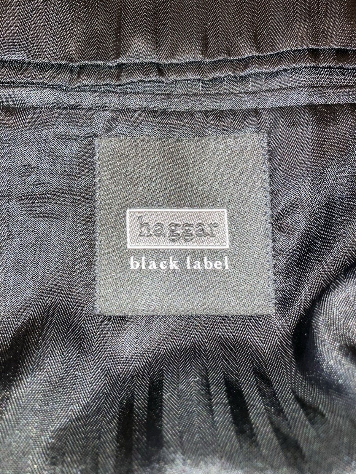 Haggar Black Label Men’s Black Sportcoat 42L Excellent Condition