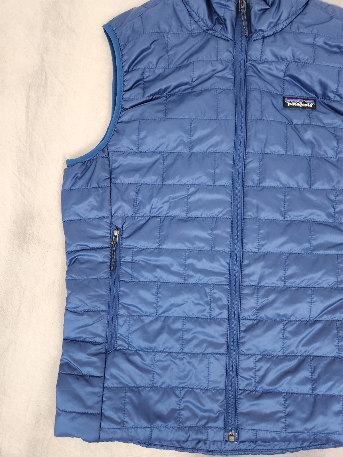 Patagonia Nano Puff Vest Clement Blue Men’s Size Medium