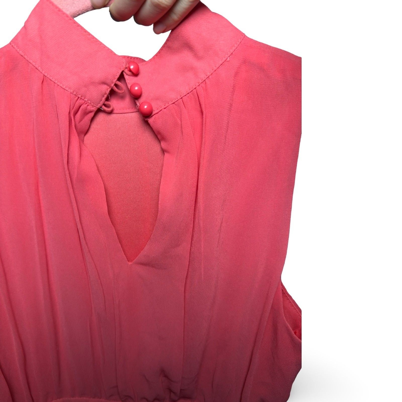 ModCloth Windy City Dress in Coral by Azalea | Size S | Vintage Inspired