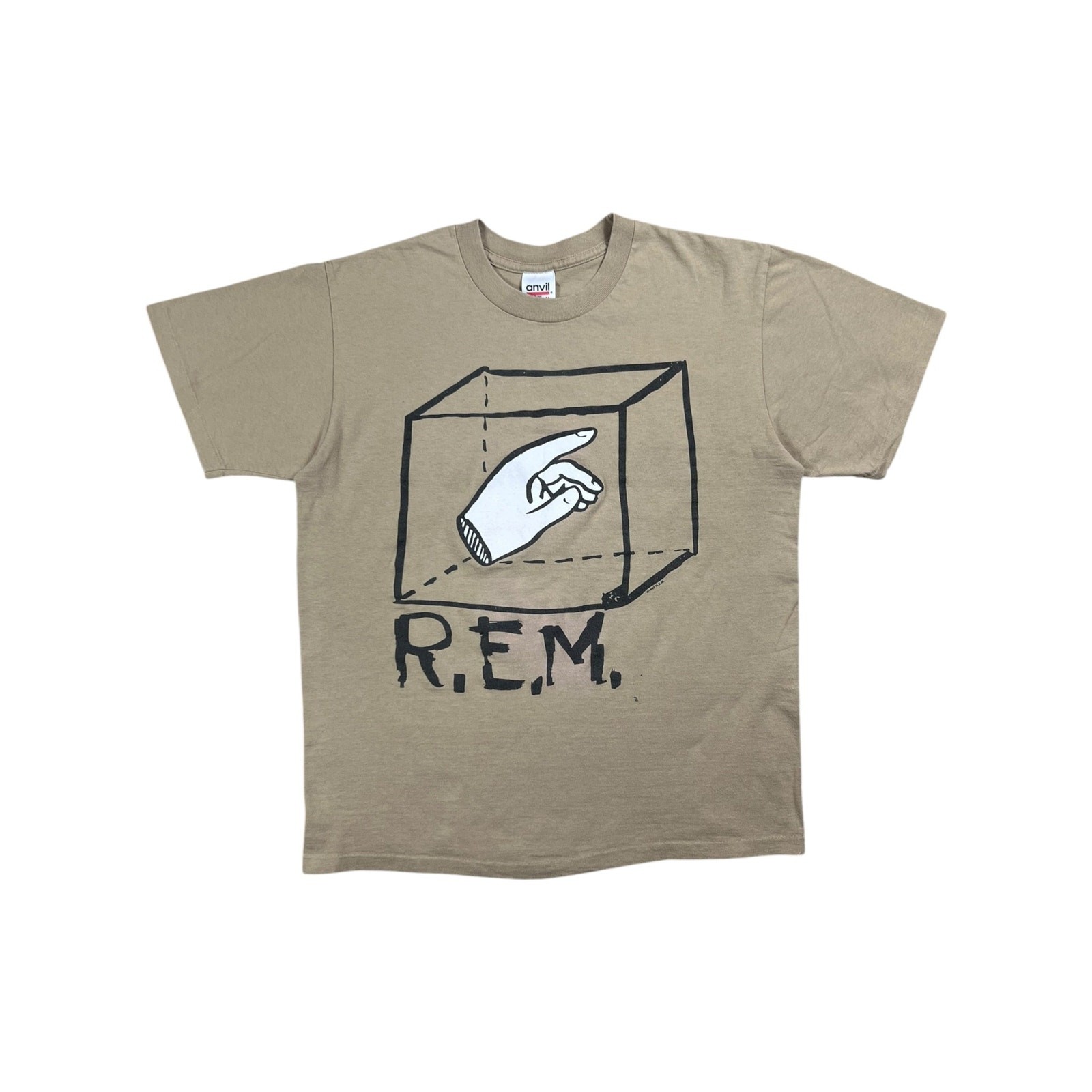 Vintage 1997 Anvil R.E.M. faded band tee (M)