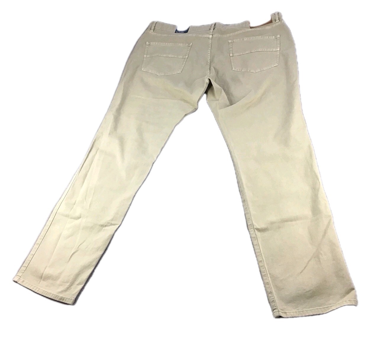 Ledbury The Franklin Washed Twill Pants Chino Men Sz 40×32 Sand 5-Pocket Stretch