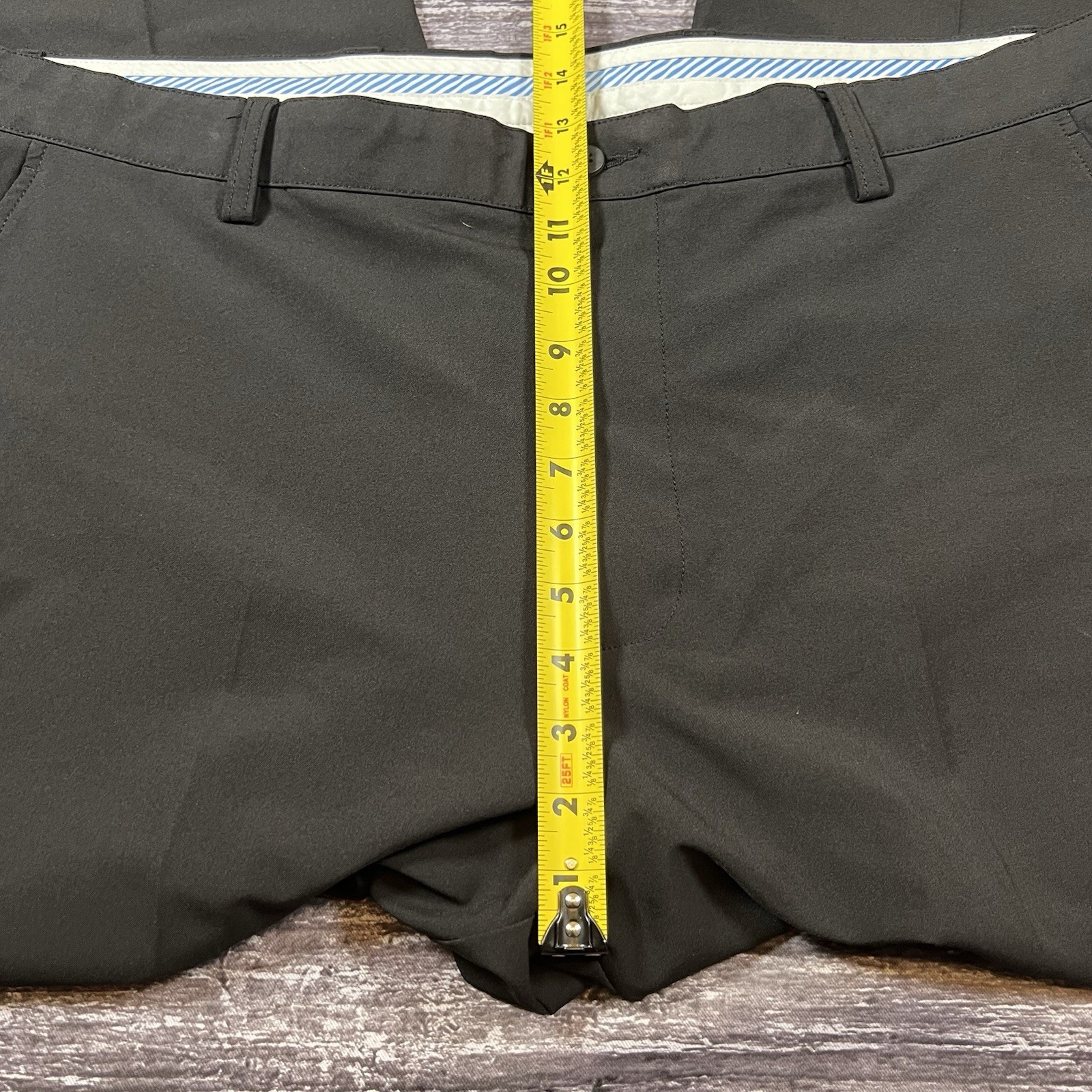 Foot Joy Pants Mens 40×32 Black Athletic Fit Straight Leg Performance Golf
