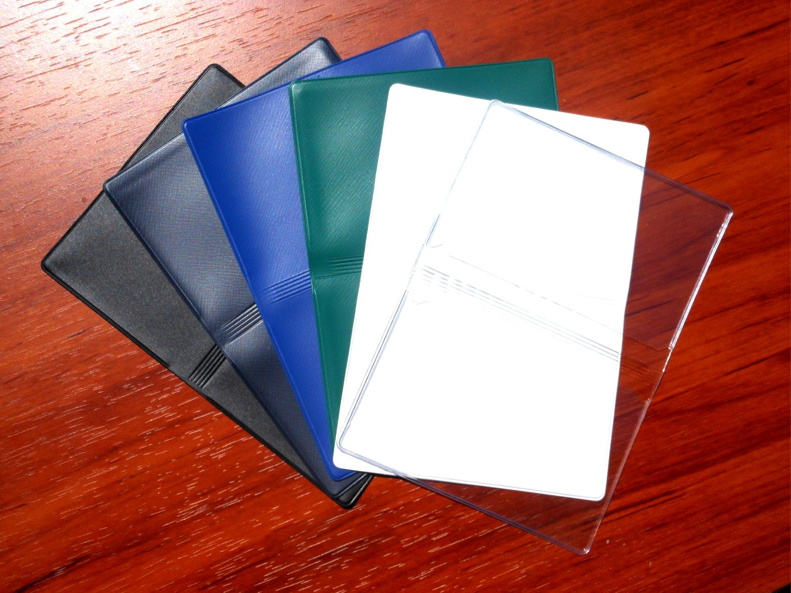 Vinyl Business Card Cases, Debit Credit Gift ID Licenses Slim Wallet Thin Holder