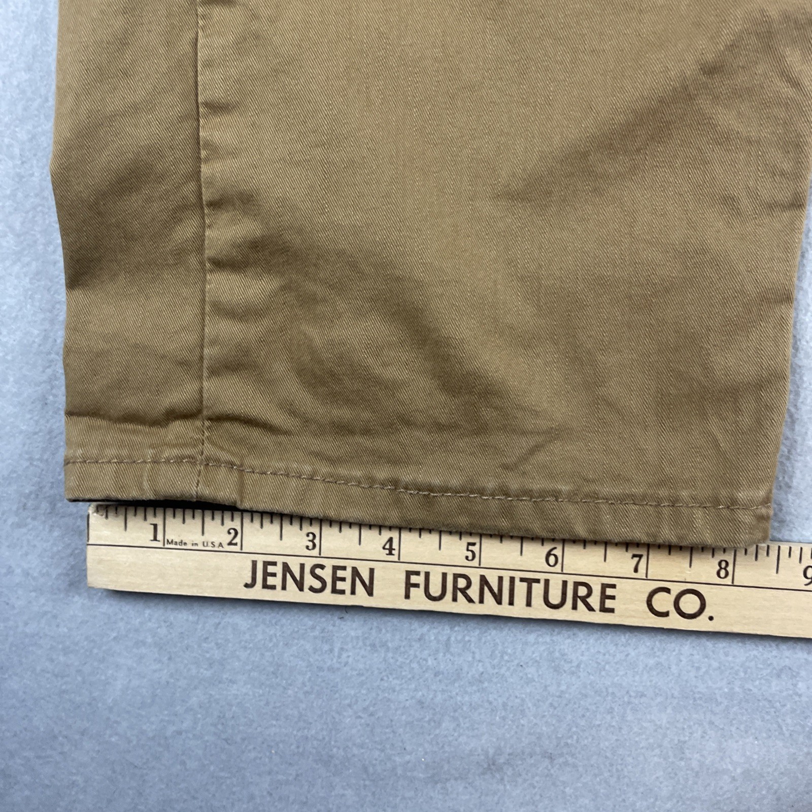 Levi’s 505 Men’s 35×30 Straight Fit Stretch Slub Twill Jeans Color Caraway Tan