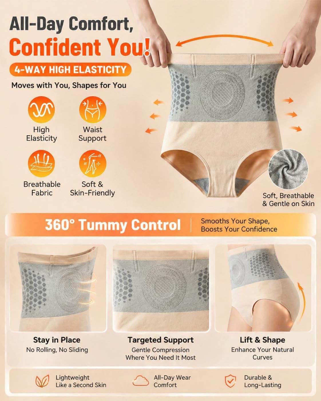 4-in-1 Micro-Particle Sculpting Fat-Burn Shorts Body-Shaping Pants 2026 New Hot-