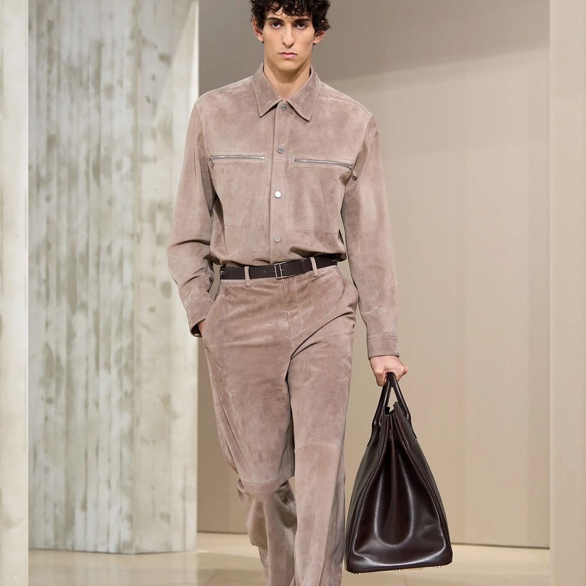 Hermes AW Ultra Rare 25 Menswear Fashion – Straight jacket
