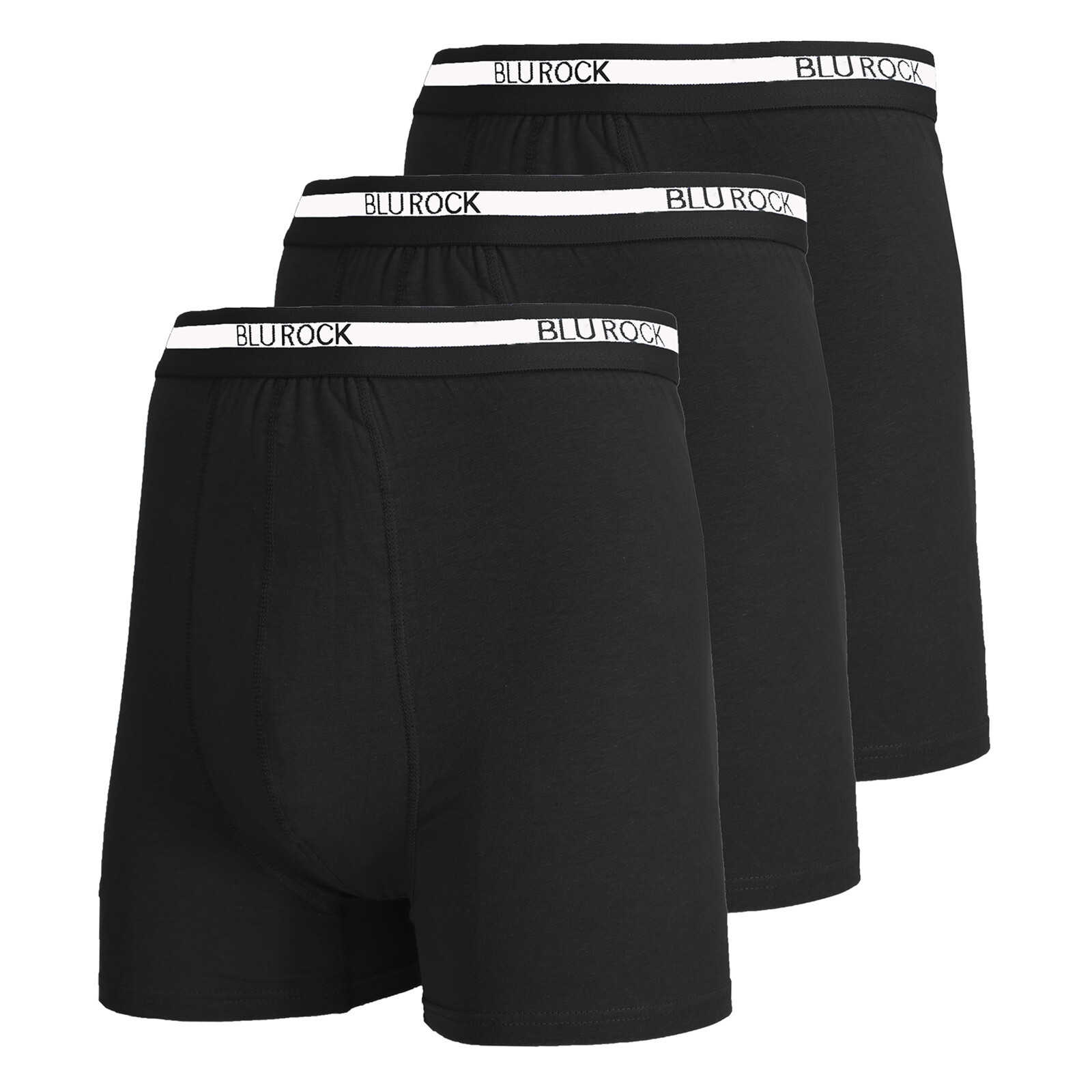 Men’s Stretch Cotton Boxer Briefs (3-Pack) (Sizes: S-2XL) NWT Free Shipping