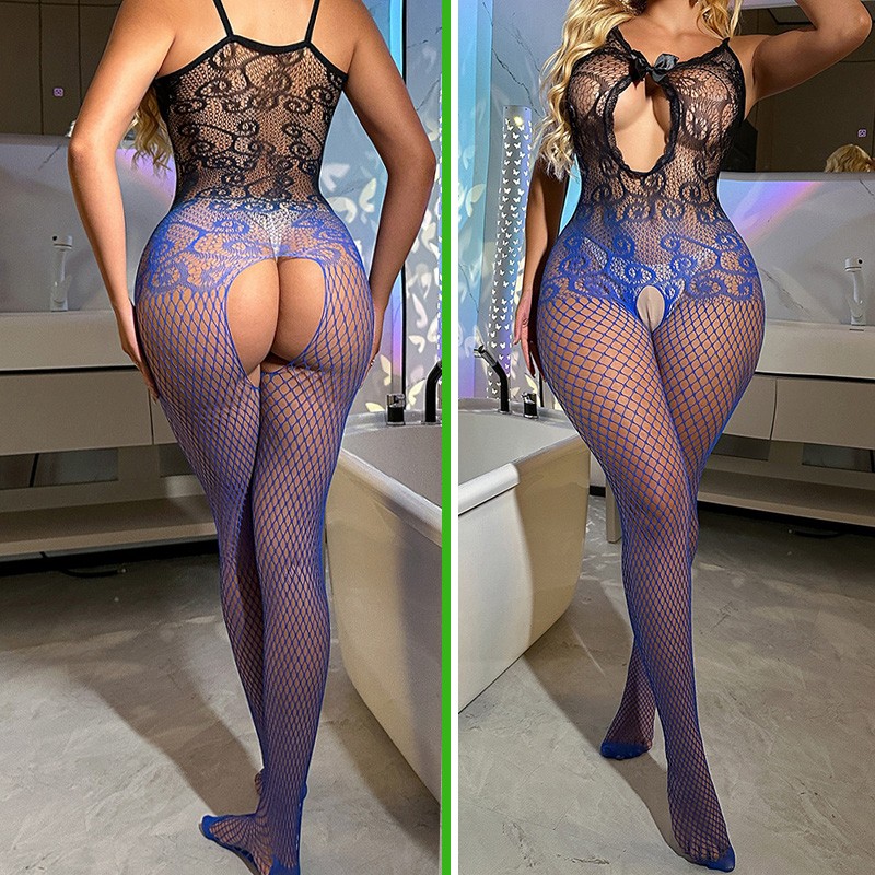 Women’s Sleepwear Full Body Stockings Bodysuit One-Piece Fishnet Bodystocking