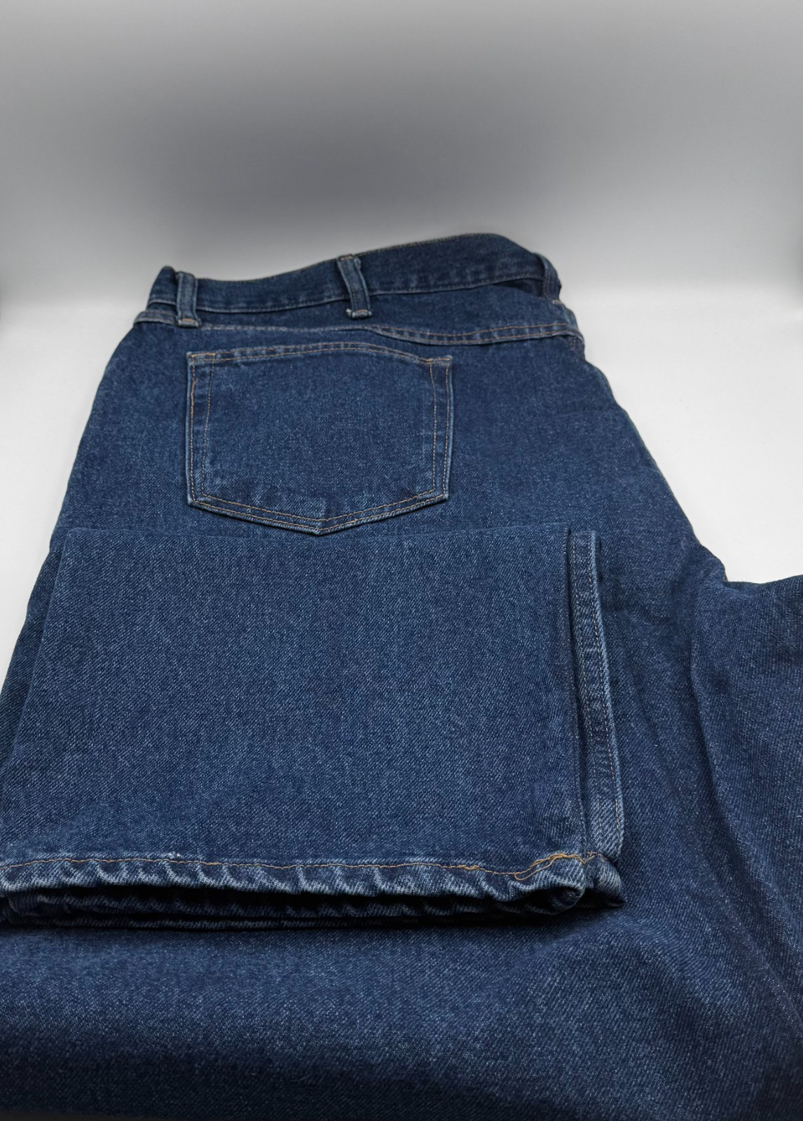 Wrangler Five Star Premium Denim Relaxed Fit Men’s Size 44×32 Dark Jeans-NWT