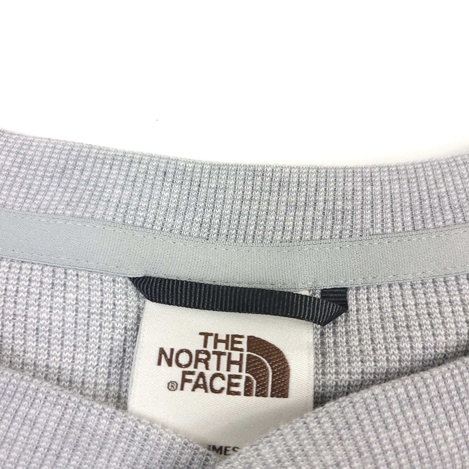 The North Face Terrain Waffle Henley in Meld Gray Heather Mens Size Large