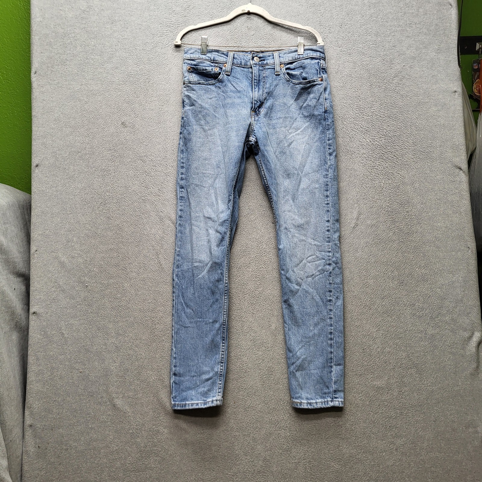 Levi’s 512 Men Jeans 31X32 Light Blue Denim 30″ Inseam
