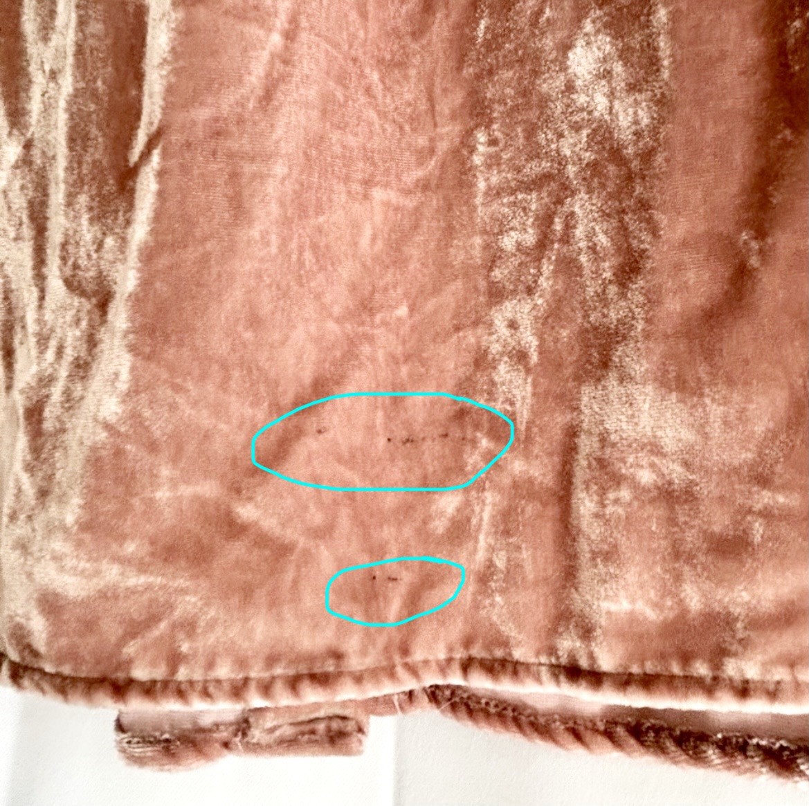 Anthropologie Maeve Dusk Pink Velvet Collared Button-Down Long Sleeve | US 8