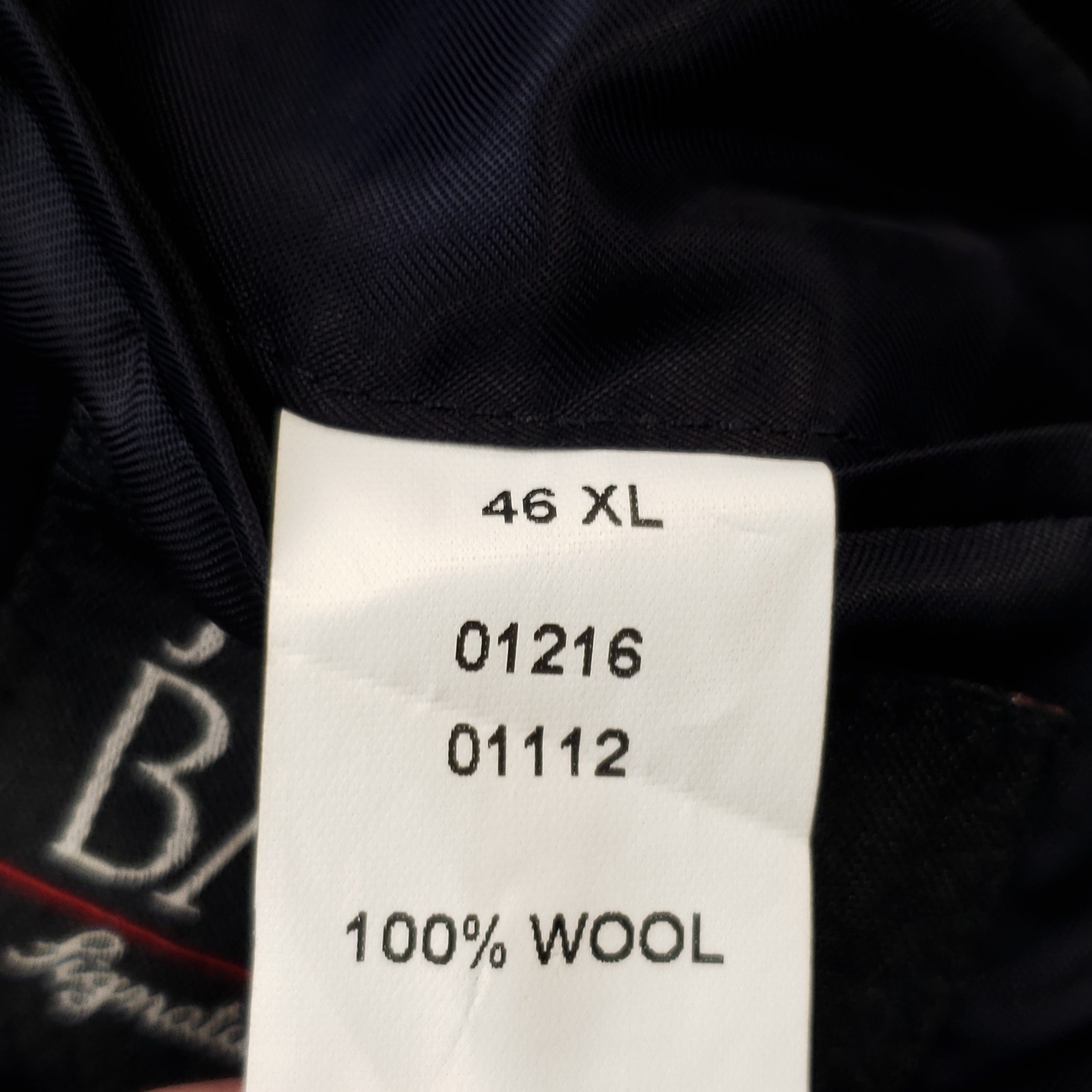 Jos A Bank Spoirt Coat Men’s 46XL Wool Blue Houndstooth Two Button Single Vented