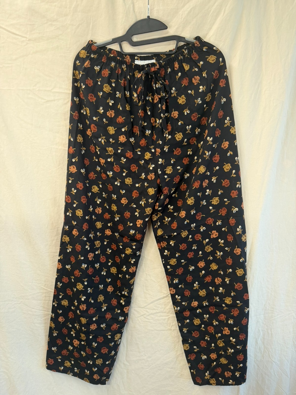 Vintage Daniel B- Brand floral Pattern wide-leg pants Size Small Lightweight