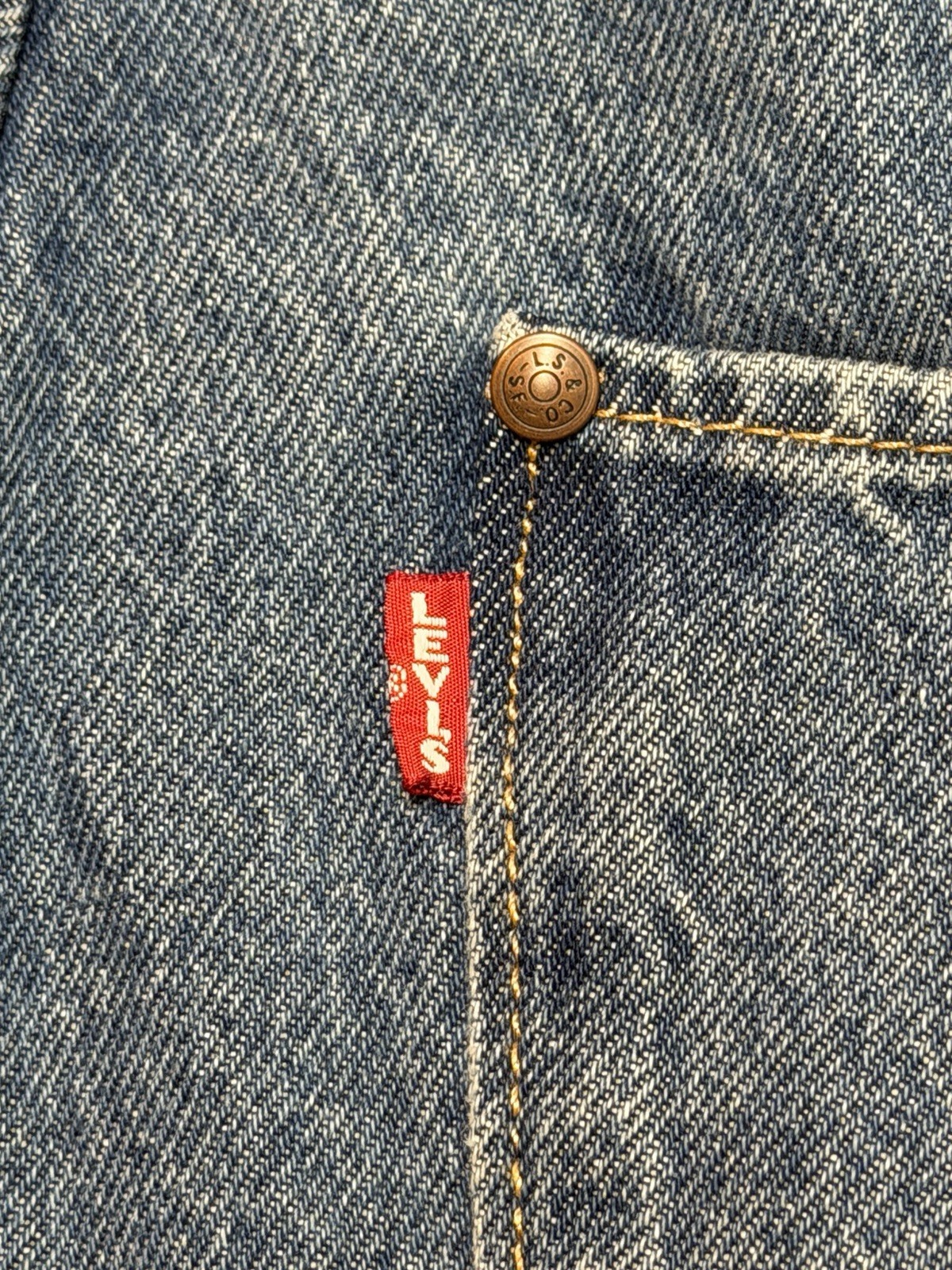Levi’s Premium Twisted Baggy Men’s Jeans, 100% Cotton, Non-Stretch, 33×30, NWT