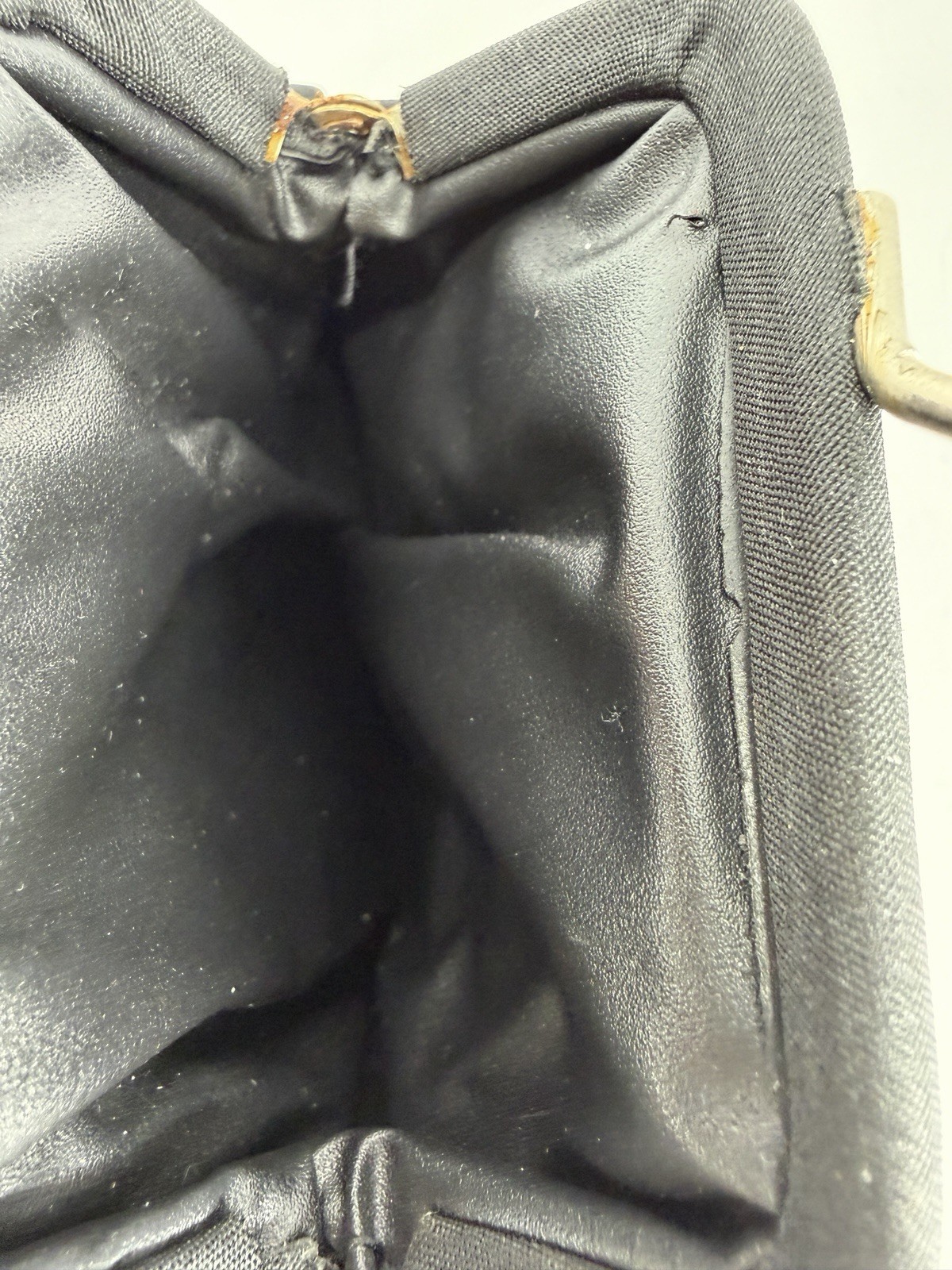 Kmart Essentials Black Cigarette Case/Coin Purse W/Zippered Pouch