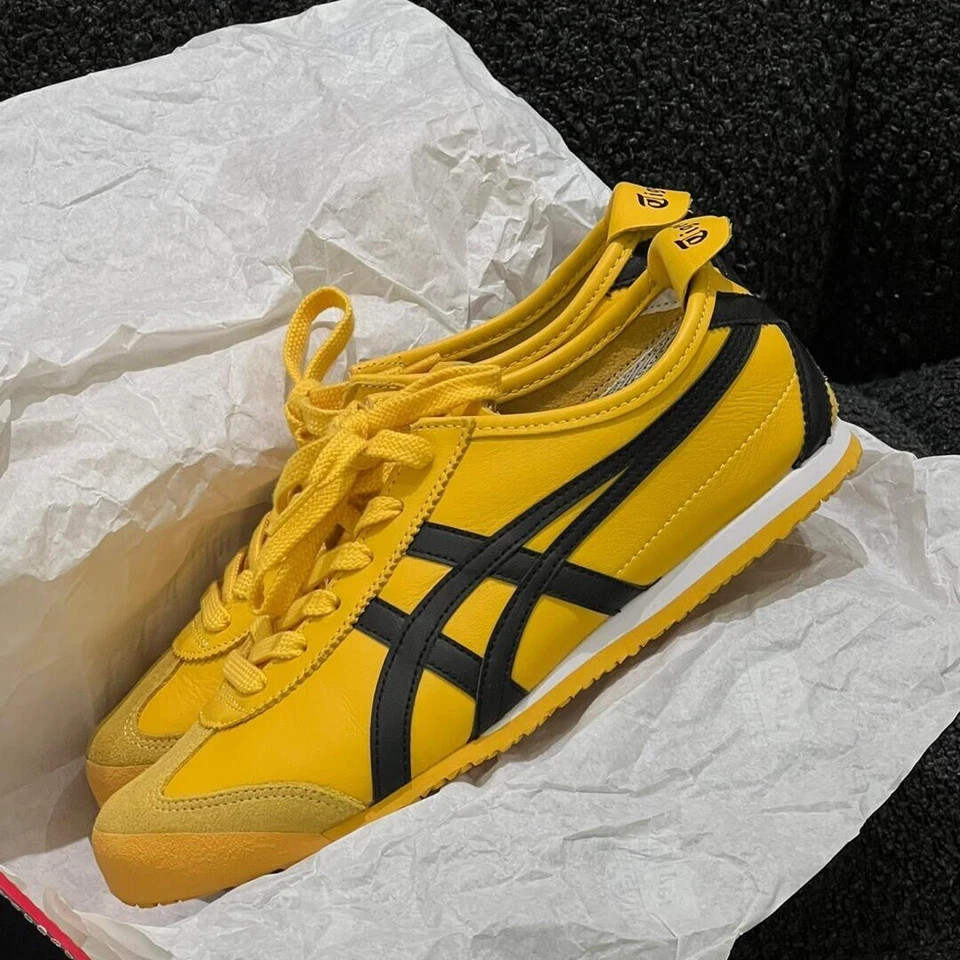 Onitsuka Tiger Mexico 66 Yellow Black Sneakers 1183C102 751 Kill Bill Comfy Shoe
