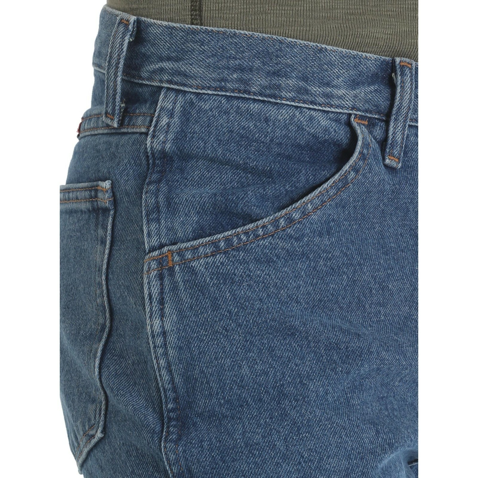 New Rustler by Wrangler Men’s Regular Fit Straight-Leg Jeans Stonewashed Indigo