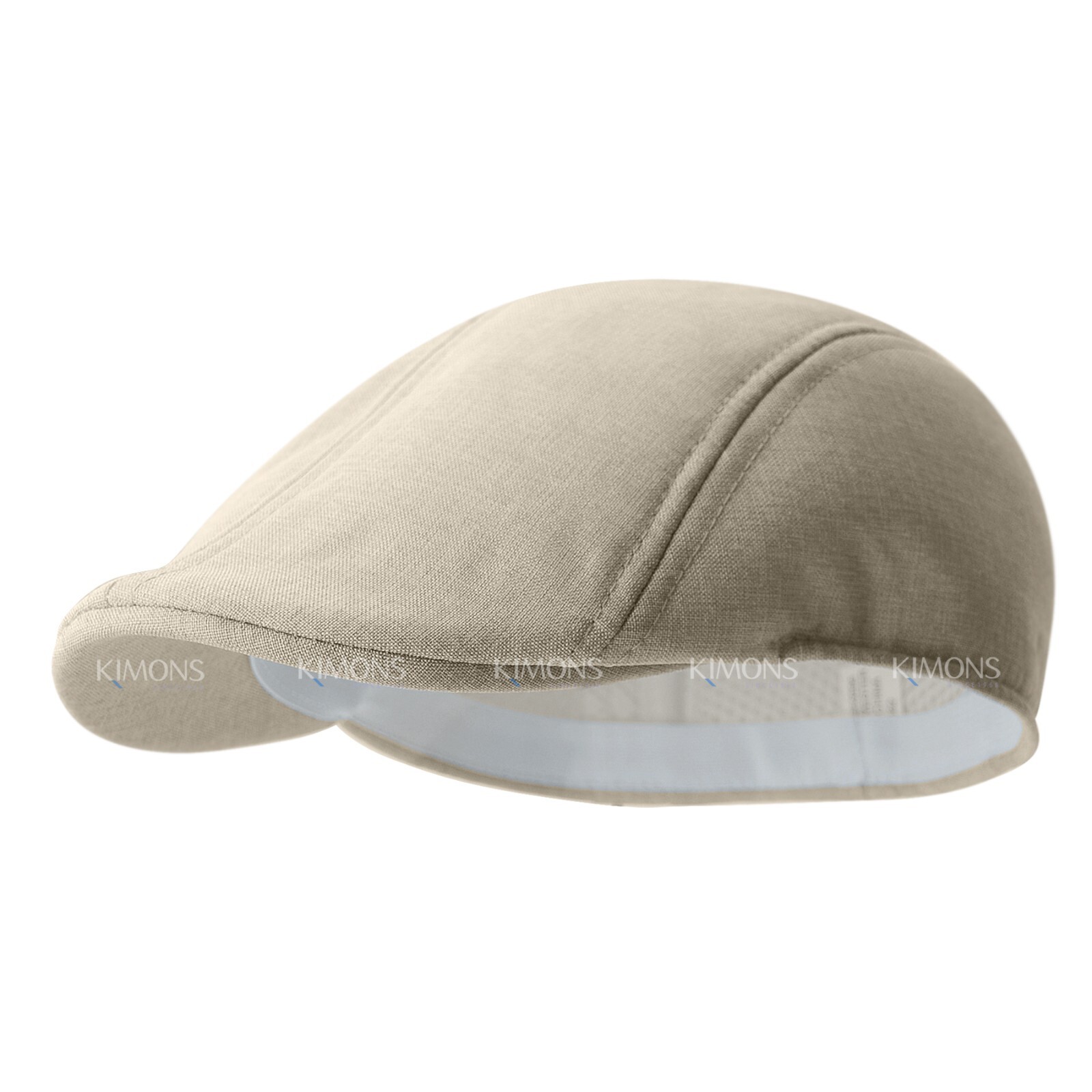 Summer Newsboy Linen Plain Gatsby Cap Ivy Hat Golf Driver Mens Flat Cabbie II