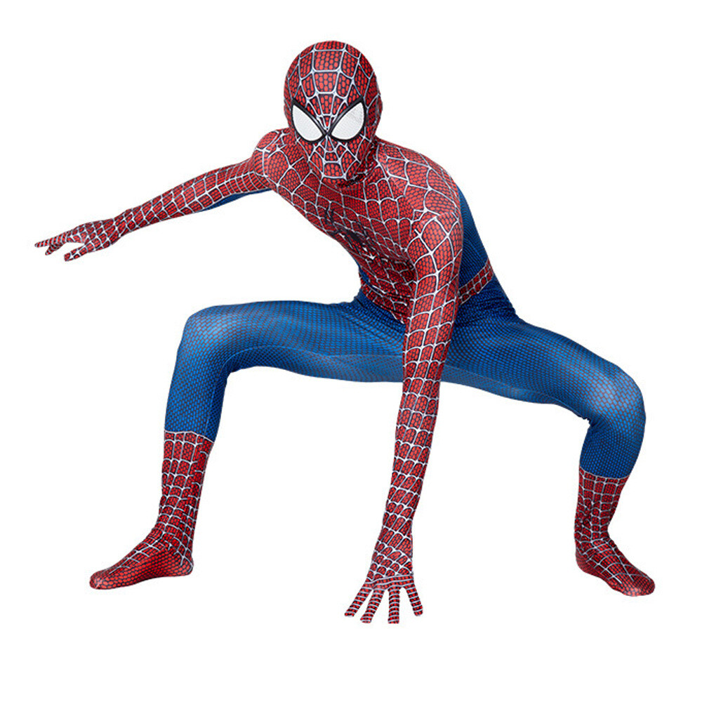 Spider-Man Costume Miles Gwen Halloween Jumpsuit Cosplay Bodysuit size 150-190