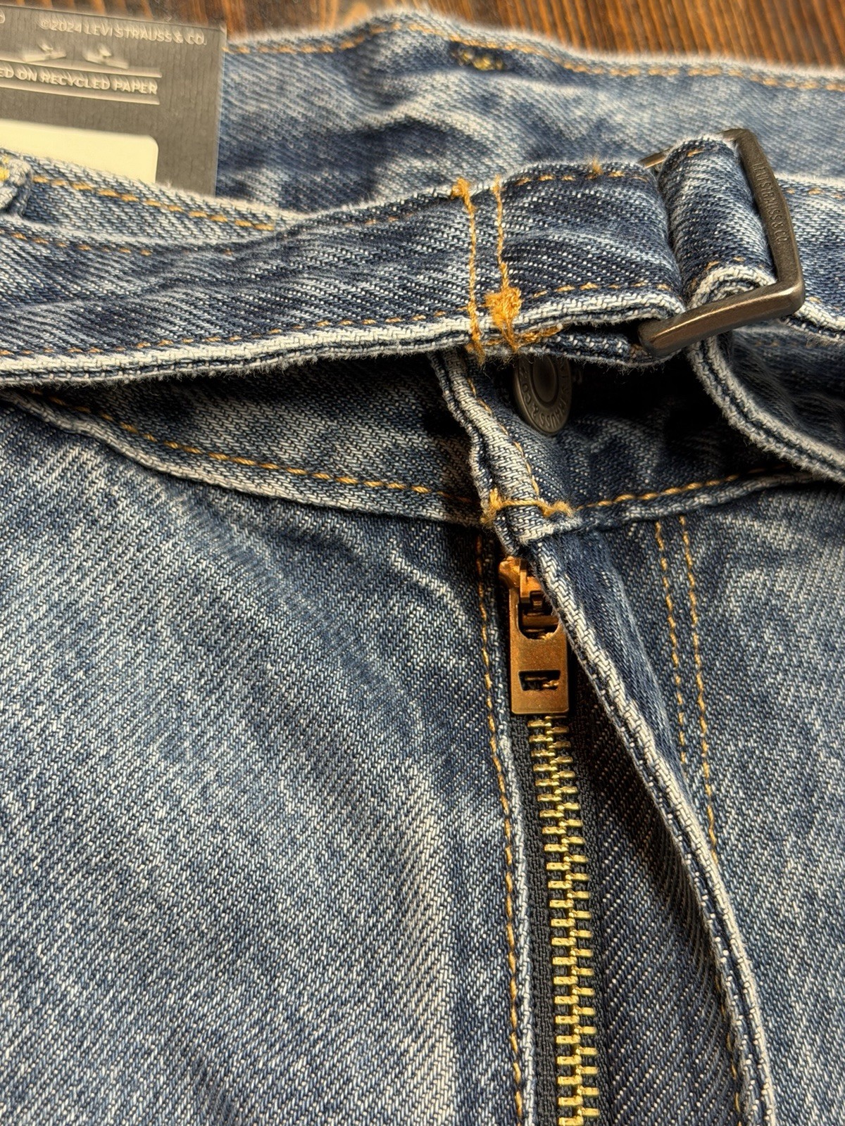 Levi’s Premium Twisted Baggy Men’s Jeans, 100% Cotton, Non-Stretch, 33×30, NWT