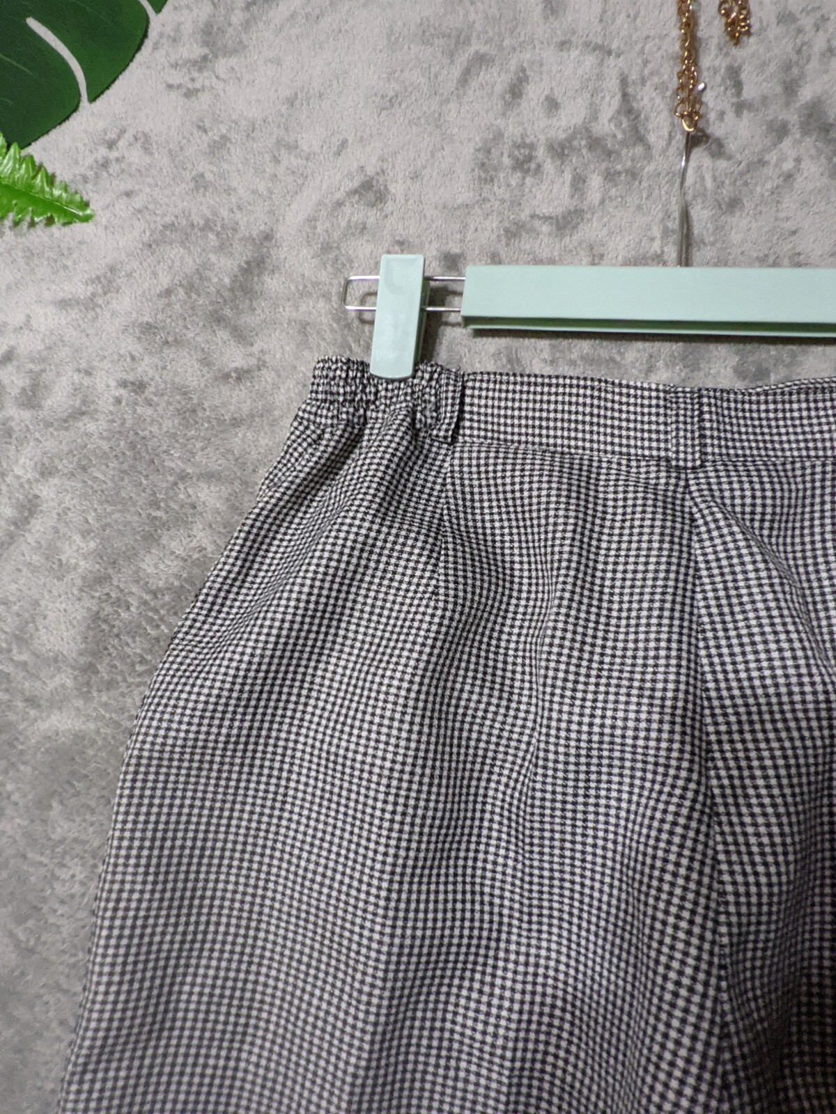 LEDAER Women Casual Office Pants SIZE 0 (W 26, L 27.5 in)Houndstooth Multicolor