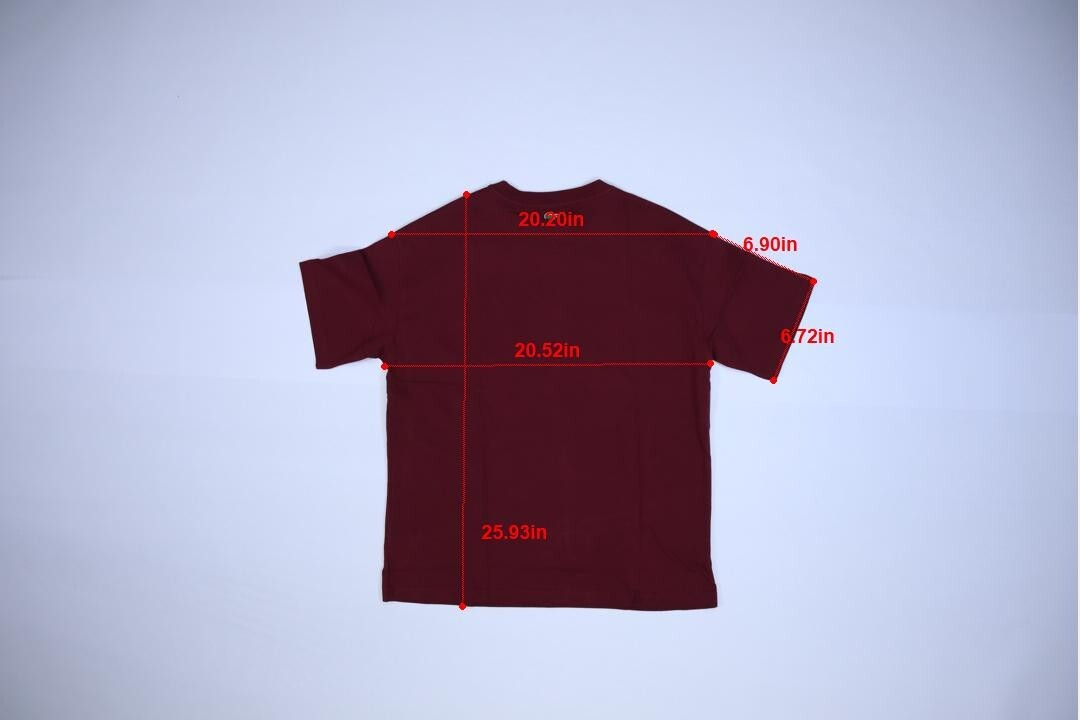 Lacoste Graphic Print Crocodile Cotton T-Shirt Maroon Short Sleeve Boys 16 Years