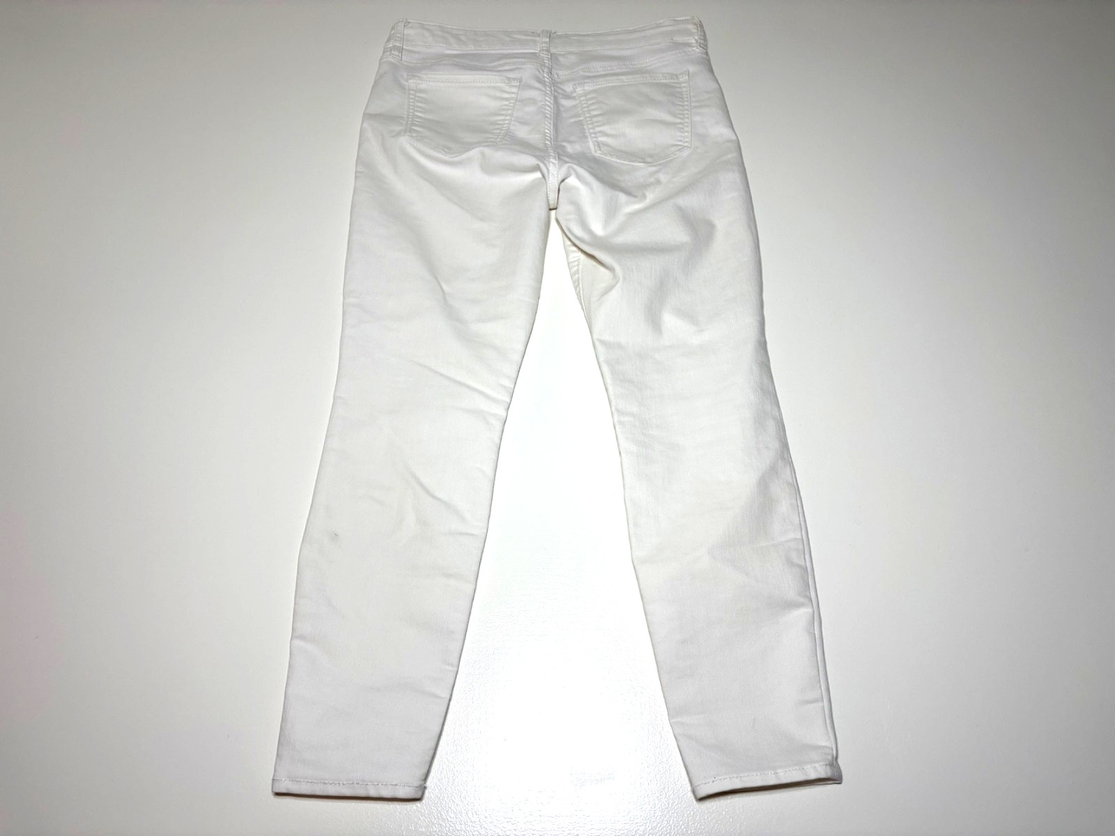 Gap Jegging Womens 6RG White Skinny Jeans Stretch Casual Pant Zipper Fly