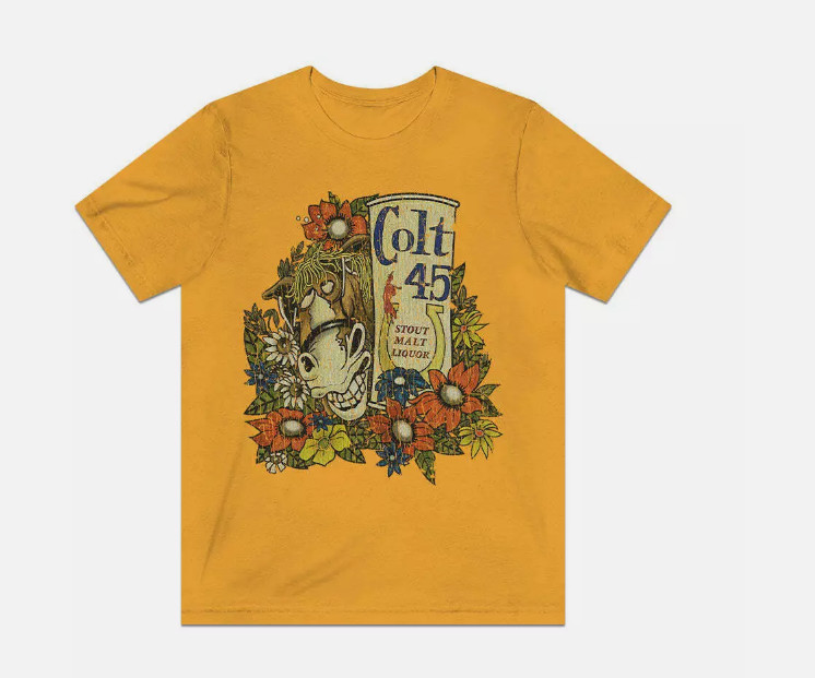 Colt 45 Party Mule 1982 Vintage Men’s T-Shirt